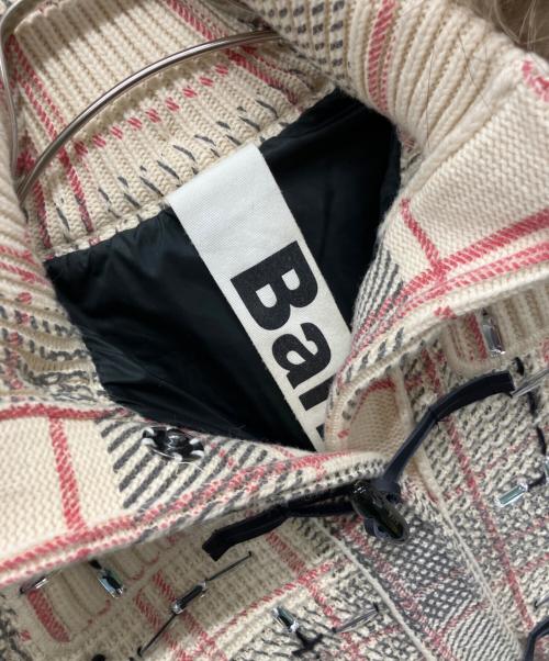 Bark（バーク）BARK (バーク) ダッフルコート レッド×アイボリー サイズ:XSの古着・服飾アイテム