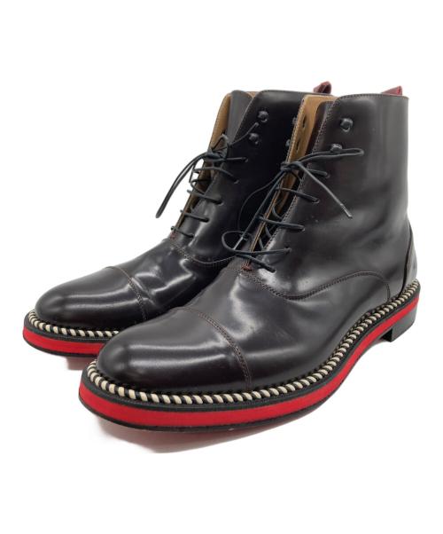 Christian Louboutin（クリスチャン・ルブタン）Christian Louboutin (クリスチャン・ルブタン) 編上げブーツ ブラック サイズ:SIZE 43の古着・服飾アイテム