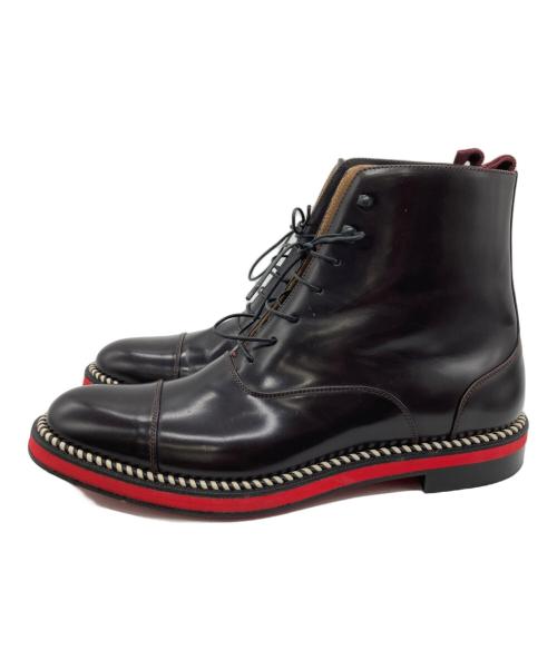 Christian Louboutin（クリスチャン・ルブタン）Christian Louboutin (クリスチャン・ルブタン) 編上げブーツ ブラック サイズ:SIZE 43の古着・服飾アイテム