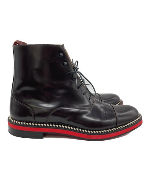 Christian Louboutin（クリスチャン・ルブタン）Christian Louboutin (クリスチャン・ルブタン) 編上げブーツ ブラック サイズ:SIZE 43の古着・服飾アイテム