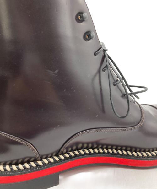 Christian Louboutin（クリスチャン・ルブタン）Christian Louboutin (クリスチャン・ルブタン) 編上げブーツ ブラック サイズ:SIZE 43の古着・服飾アイテム