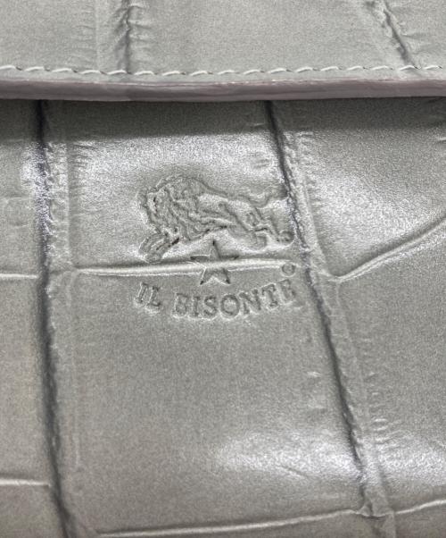 IL BISONTE（イル ビゾンテ）IL BISONTE (イル ビゾンテ) 3つ折り財布 ライトグレーの古着・服飾アイテム