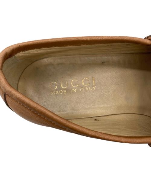 GUCCI（グッチ）GUCCI (グッチ) ビットローファー ブラウン サイズ:35の古着・服飾アイテム