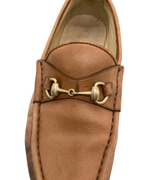 GUCCI（グッチ）GUCCI (グッチ) ビットローファー ブラウン サイズ:35の古着・服飾アイテム
