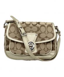 COACH（コーチ）の古着「ショルダーバッグ」｜ゴールド