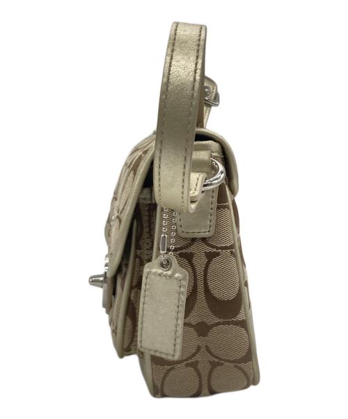 COACH（コーチ）COACH (コーチ) ショルダーバッグ ゴールドの古着・服飾アイテム