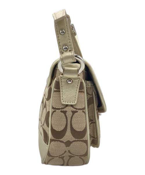 COACH（コーチ）COACH (コーチ) ショルダーバッグ ゴールドの古着・服飾アイテム