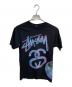 stussy（ステューシー）の古着「半袖カットソー」｜ブラック