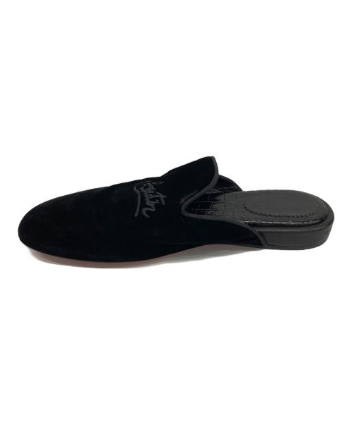 Christian Louboutin（クリスチャン・ルブタン）Christian Louboutin (クリスチャン・ルブタン) ベロアミュール ブラック サイズ:SIZE 26.5cmの古着・服飾アイテム