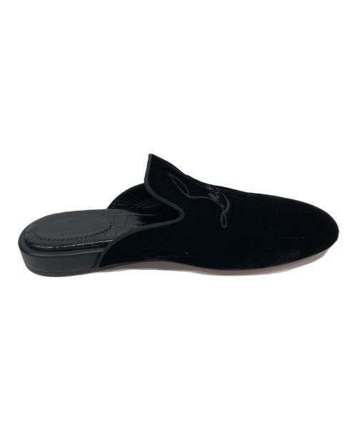 Christian Louboutin（クリスチャン・ルブタン）Christian Louboutin (クリスチャン・ルブタン) ベロアミュール ブラック サイズ:SIZE 26.5cmの古着・服飾アイテム