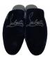 中古・古着 Christian Louboutin (クリスチャン・ルブタン) ベロアミュール ブラック サイズ:SIZE 26.5cm：27000円