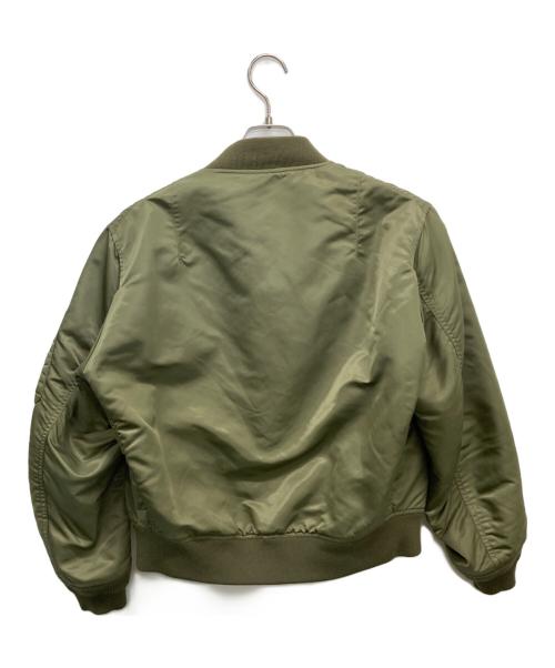 6(ROKU) BEAUTY&YOUTH（ロク ビューティーアンドユース）6(ROKU) BEAUTY&YOUTH (ロク ビューティーアンドユース) NYLON MA-1 JACKET カーキ サイズ:SIZE36の古着・服飾アイテム