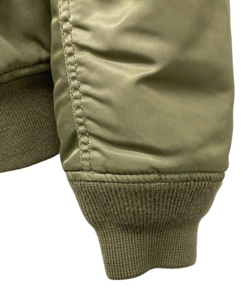 6(ROKU) BEAUTY&YOUTH（ロク ビューティーアンドユース）6(ROKU) BEAUTY&YOUTH (ロク ビューティーアンドユース) NYLON MA-1 JACKET カーキ サイズ:SIZE36の古着・服飾アイテム