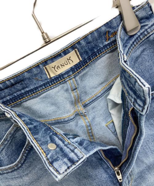 YANUK（ヤヌーク）YANUK (ヤヌーク) デニムパンツ ブルー サイズ:SIZE 21の古着・服飾アイテム