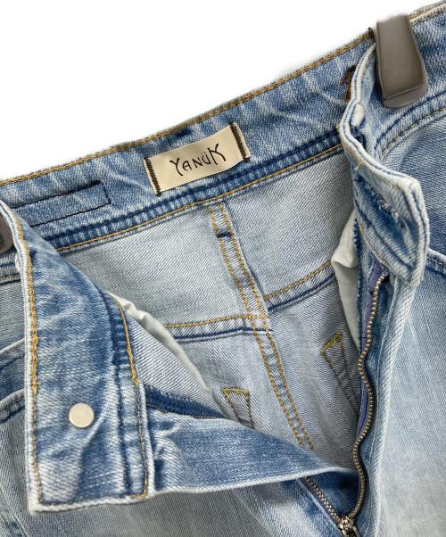 YANUK（ヤヌーク）YANUK (ヤヌーク) デニムパンツ ブルー サイズ:21の古着・服飾アイテム