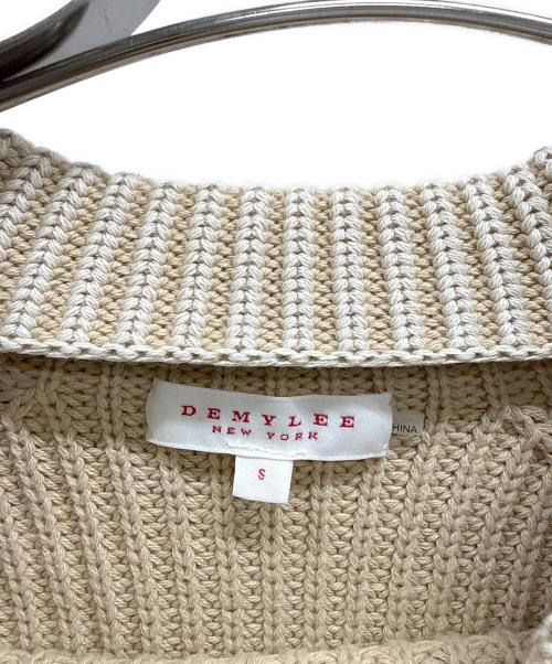 DEMYLEE（デミリー）DEMYLEE (デミリー) 厚手ニット ベージュ サイズ:Sの古着・服飾アイテム