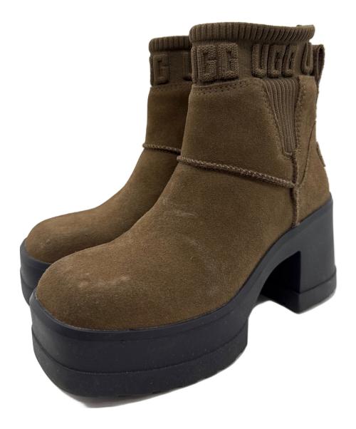 UGG（アグ）UGG (アグ) サイドゴアブーツ オリーブ サイズ:22cmの古着・服飾アイテム