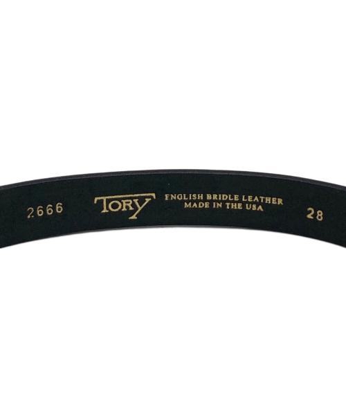 TORY LEATHER（トリーレザー）TORY LEATHER (トリーレザー) ベルト ブラックの古着・服飾アイテム