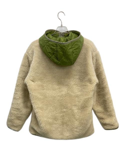 ALPHA INDUSTRIES（アルファインダストリーズ）ALPHA INDUSTRIES (アルファインダストリーズ) ボアジャケット ベージュ×グリーン サイズ:Lの古着・服飾アイテム