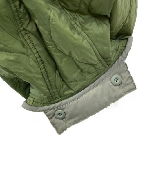 ALPHA INDUSTRIES（アルファインダストリーズ）ALPHA INDUSTRIES (アルファインダストリーズ) ボアジャケット ベージュ×グリーン サイズ:Lの古着・服飾アイテム