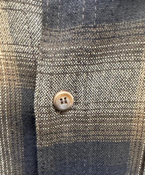 CalTop（キャルトップ）CalTop (キャルトップ) 長袖シャツ ブラック×カーキ サイズ:Sの古着・服飾アイテム