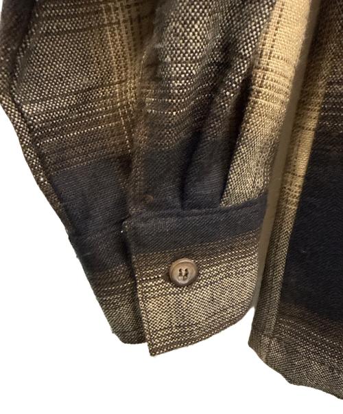 CalTop（キャルトップ）CalTop (キャルトップ) 長袖シャツ ブラック×カーキ サイズ:Sの古着・服飾アイテム
