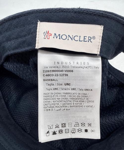 MONCLER（モンクレール）MONCLER (モンクレール) キャップ ネイビーの古着・服飾アイテム
