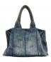 中古・古着 PRADA (プラダ) トートバッグ インディゴ：25000円