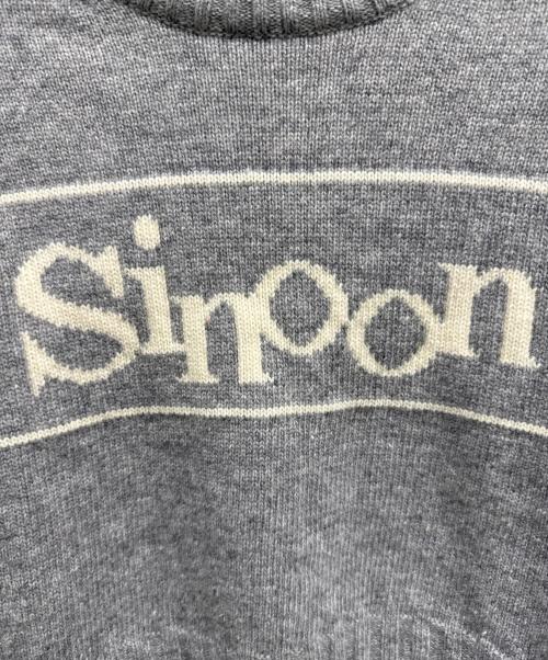 sinoon（シヌーン）sinoon (シヌーン) 厚手ニット グレー サイズ:不明の古着・服飾アイテム