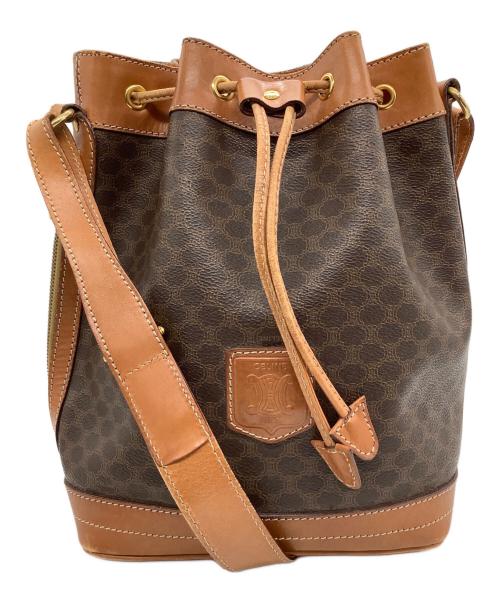 CELINE（セリーヌ）CELINE (セリーヌ) マカダム巾着ショルダーバッグの古着・服飾アイテム