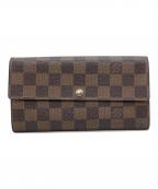 LOUIS VUITTONルイ ヴィトン）の古着「長財布」｜ブラウン
