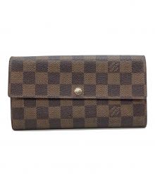 LOUIS VUITTON（ルイ ヴィトン）の古着「長財布」｜ブラウン