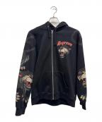 SUPREMEシュプリーム）の古着「ジップパーカー」｜ブラック