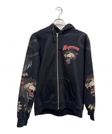 中古・古着通販】SUPREME (シュプリーム) ジップパーカー ブラック