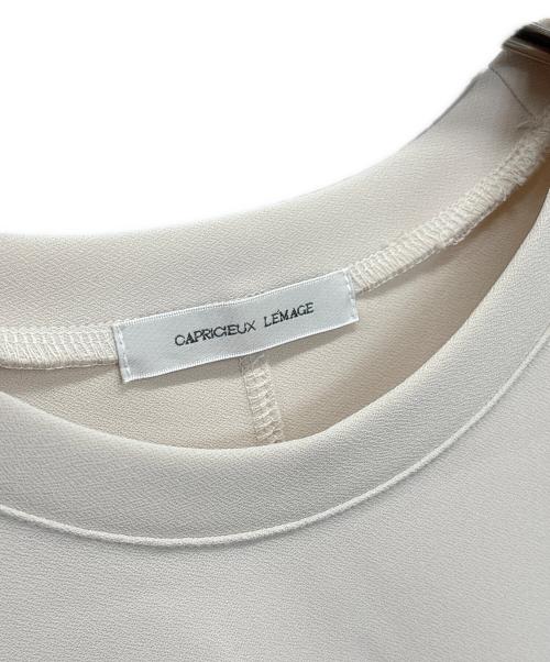 CAPRICIEUX LE'MAGE（カプリシューレマージュ）CAPRICIEUX LE'MAGE (カプリシューレマージュ) ノースリーブ・キャミソールワンピース アイボリー サイズ:PSの古着・服飾アイテム