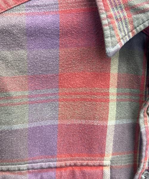 POLO RALPH LAUREN（ポロ・ラルフローレン）POLO RALPH LAUREN (ポロ・ラルフローレン) 長袖シャツ パープル×レッド サイズ:Mの古着・服飾アイテム