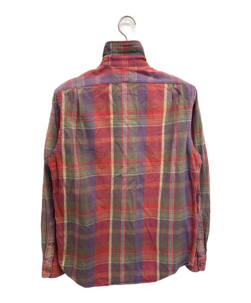 POLO RALPH LAUREN（ポロ・ラルフローレン）POLO RALPH LAUREN (ポロ・ラルフローレン) 長袖シャツ パープル×レッド サイズ:Mの古着・服飾アイテム