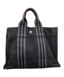 HERMES（エルメス）の古着「ハンドバッグ」｜ブラック×グレー