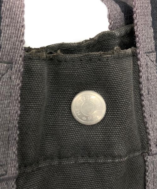 HERMES（エルメス）HERMES (エルメス) ハンドバッグ ブラック×グレーの古着・服飾アイテム