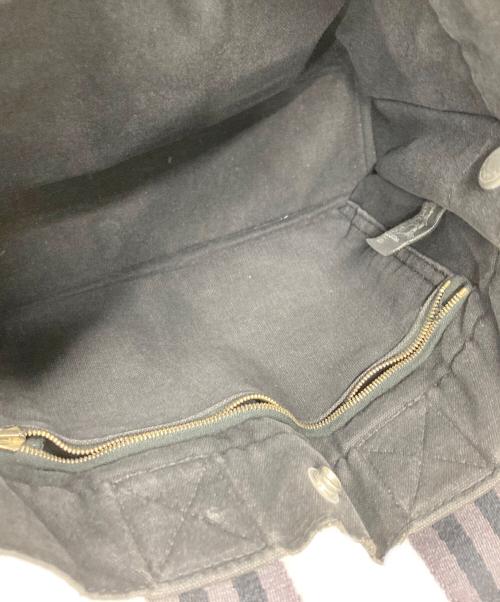 HERMES（エルメス）HERMES (エルメス) ハンドバッグ ブラック×グレーの古着・服飾アイテム
