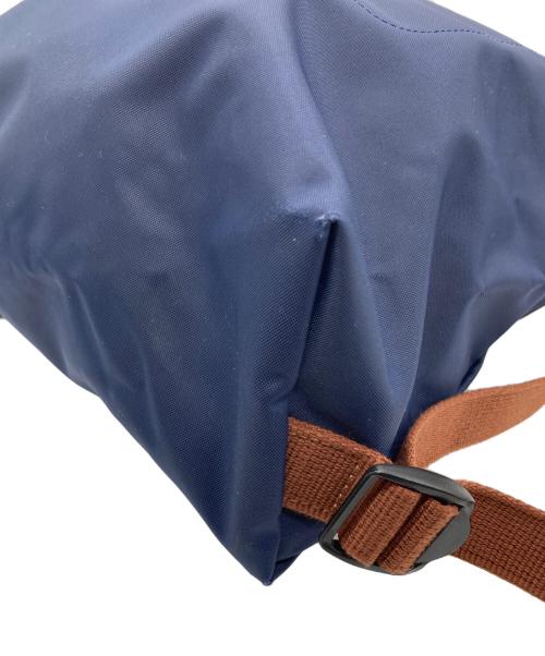 LONGCHAMP（ロンシャン）LONGCHAMP (ロンシャン) リュック ネイビー×ブラウンの古着・服飾アイテム