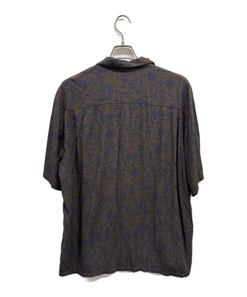 TWO PALMS（トゥーパームス）TWO PALMS (トゥーパームス) アロハシャツ ブラウン サイズ:Lの古着・服飾アイテム