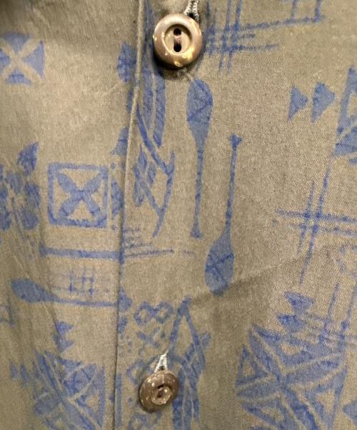 TWO PALMS（トゥーパームス）TWO PALMS (トゥーパームス) アロハシャツ ブラウン サイズ:Lの古着・服飾アイテム