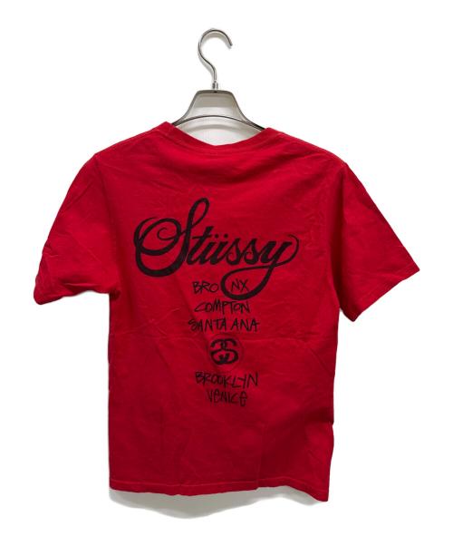 stussy（ステューシー）stussy (ステューシー) Tシャツ レッド サイズ:Sの古着・服飾アイテム