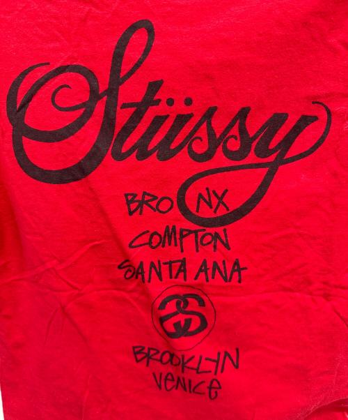 stussy（ステューシー）stussy (ステューシー) Tシャツ レッド サイズ:Sの古着・服飾アイテム