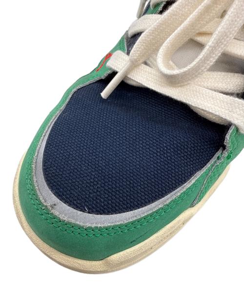 NIKE（ナイキ）NIKE (ナイキ) ローカットスニーカー グリーン×アイボリー サイズ:US 7の古着・服飾アイテム