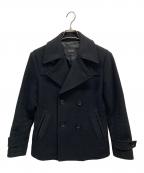 BURBERRY BLACK LABELバーバリーブラックレーベル）の古着「Pコート」｜ブラック