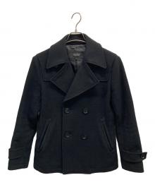BURBERRY BLACK LABEL（バーバリーブラックレーベル）の古着「Pコート」｜ブラック