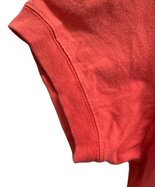 YAMANE（ヤマネ）YAMANE (ヤマネ) EVISU (エヴィス) バーコードロゴTシャツ レッド サイズ:38の古着・服飾アイテム