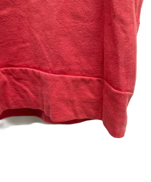YAMANE（ヤマネ）YAMANE (ヤマネ) EVISU (エヴィス) バーコードロゴTシャツ レッド サイズ:38の古着・服飾アイテム